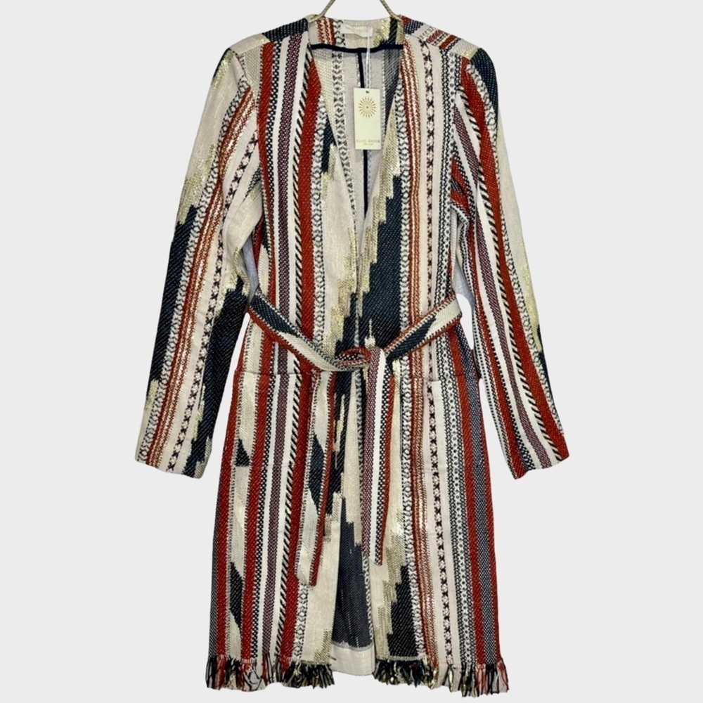 NWT Ramy Brook Cody Jacket - Metallic Multi Fringe (XS)